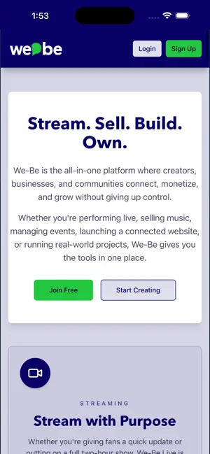 We-Be screenshot 1