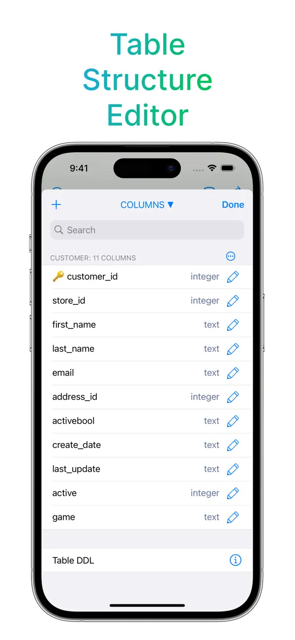 #2. DB Compass for Oracle database (iOS) Podle: Filippo Maguolo