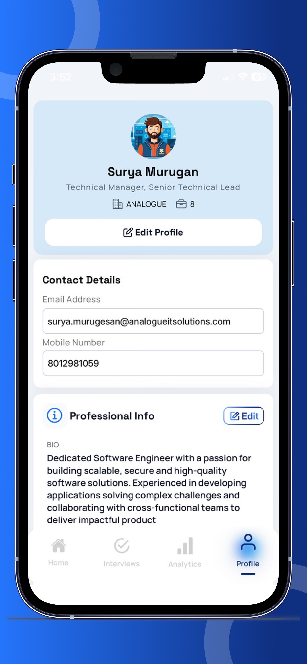 Screenshot 3 of IntellHire Consultant