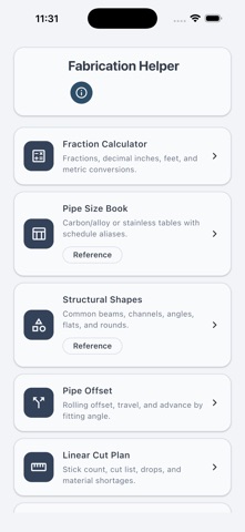 Fabrication Helper Screenshot 1 of 3