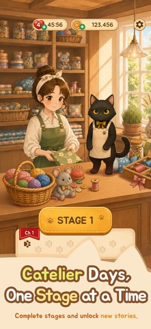 Sunlit Catelier: Cat Puzzle Screenshot 5 of 6