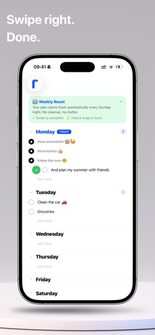 ReWeekly – Plan Your Week Screenshot 4 of 4