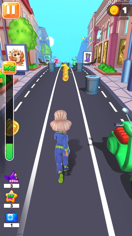 #5. Granny Run 3D runner Game (iOS) By: Vault Productions Pvt Ltd