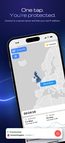 CosmoVPN: Fast & Secure VPN Screenshot 1 of 7