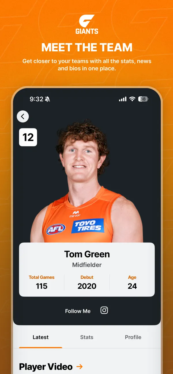 Screenshot #3 pour GIANTS Official App