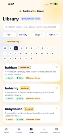 Spelling Bee Coach Screenshot 3 of 5