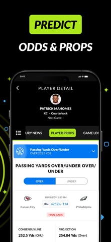 OddsTrader:  Sports Betting iPhone screenshot