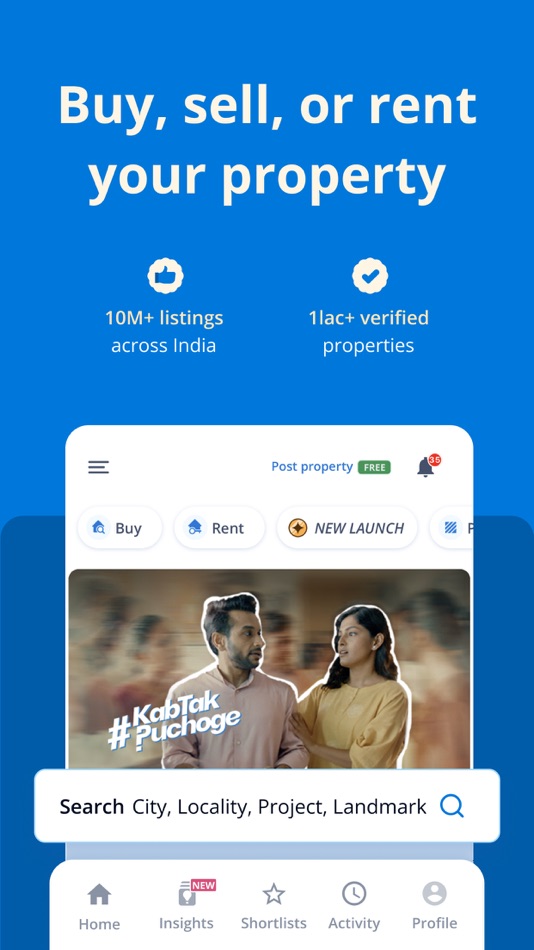 #1. 99acres - Property Search (iOS) 由: Info Edge