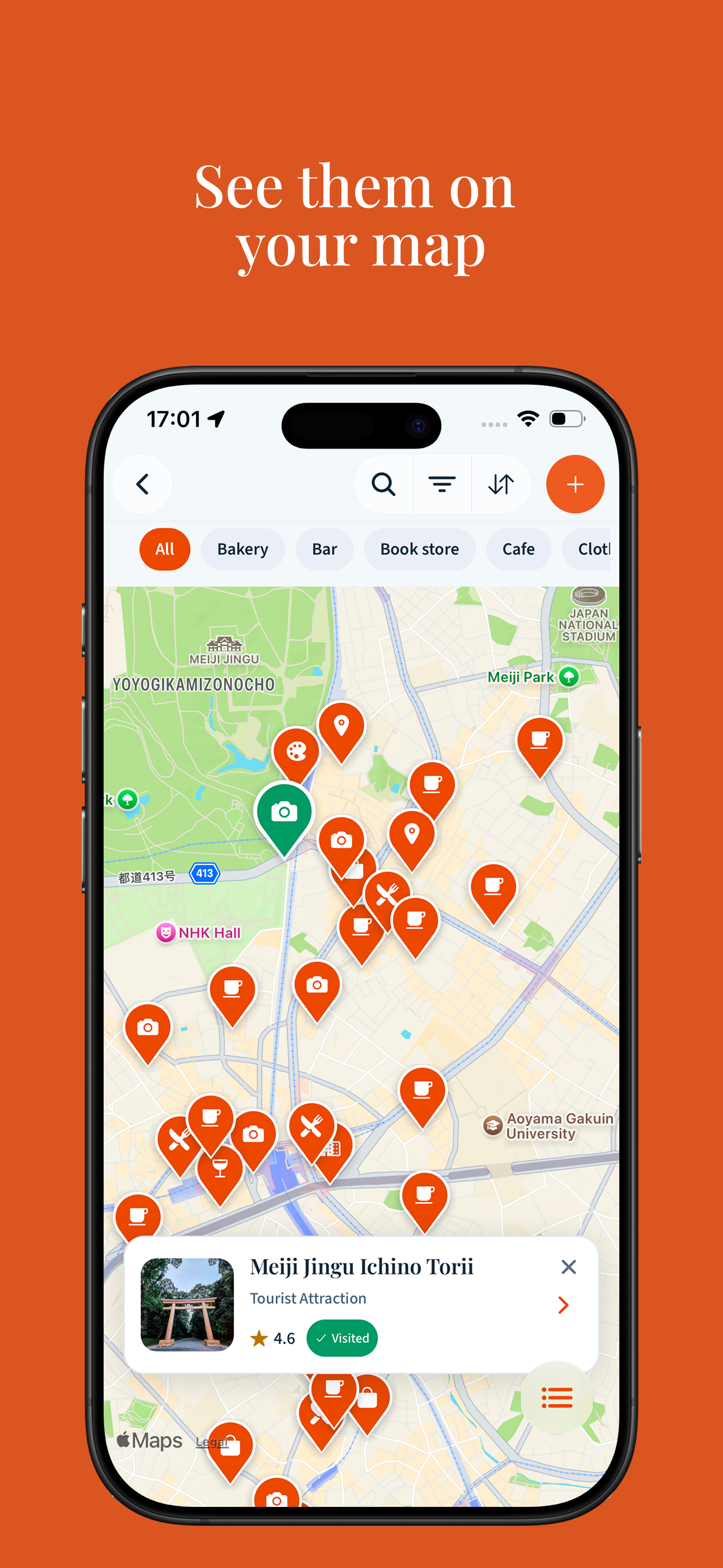 Pocket Places: Bucket List screenshot 3