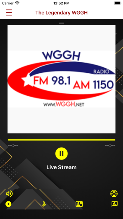 Screenshot #1 pour WGGH Radio