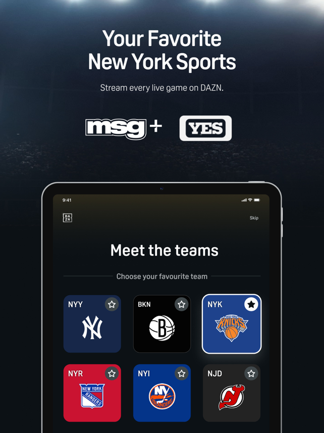 DAZN: Stream Live Sports Screenshot