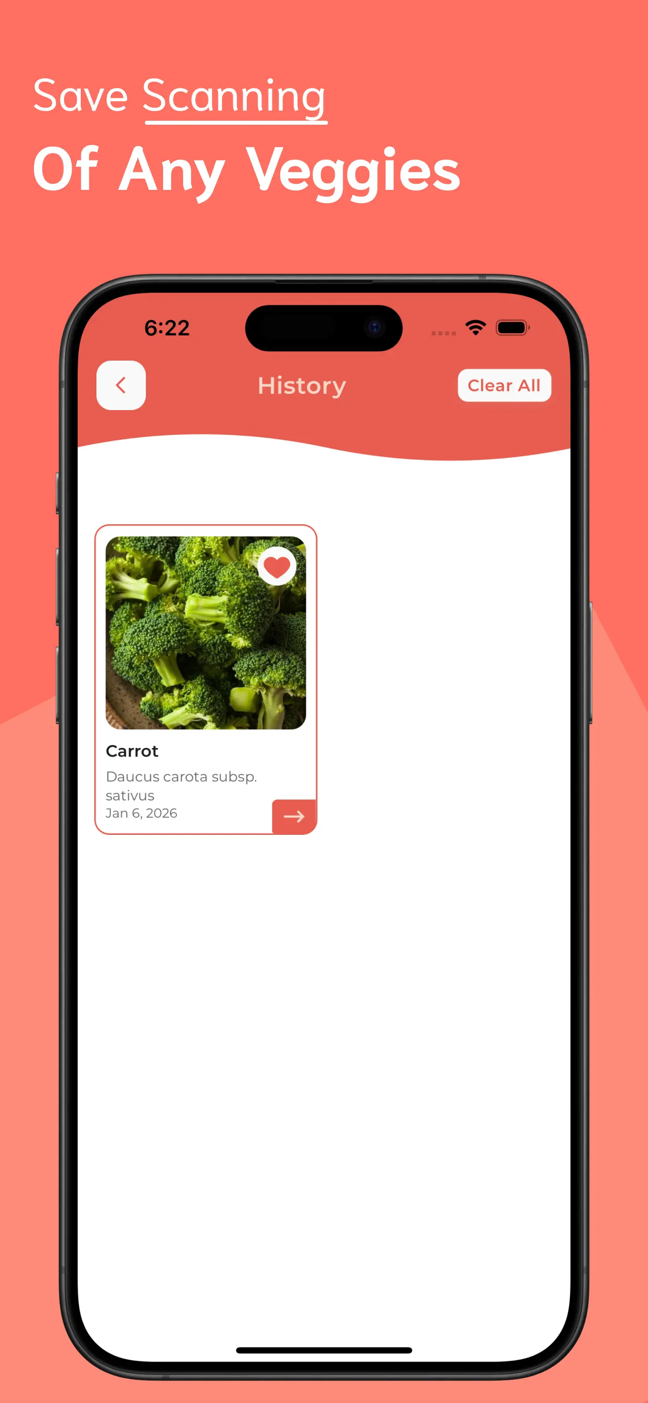 #4. Vegetable Identifier (iOS) Door: Ankur Dhameliya