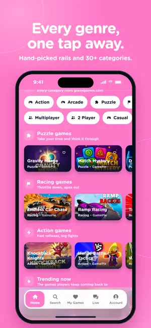 Glaze Games: Arcade & Puzzle screenshot 2