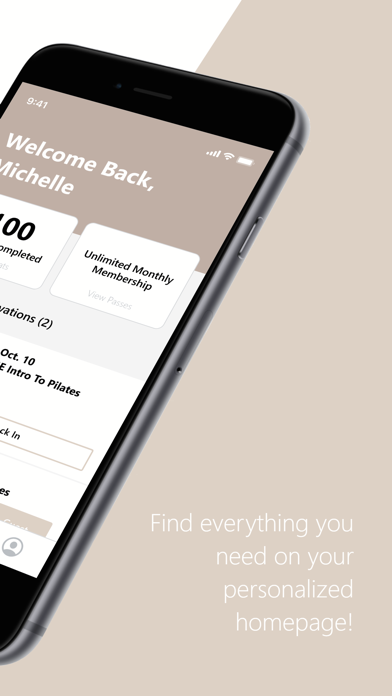Studio ONE Pilates Cleveland iPhone screenshot 2 - Health & Fitness app