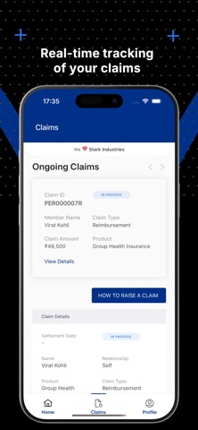 Peraj Insurance screenshot