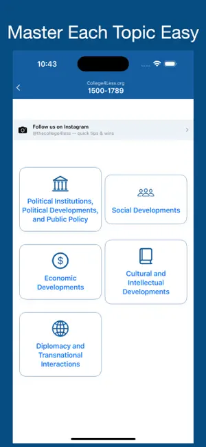 College4Less: History I screenshot 2