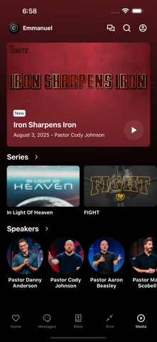 Emmanuel Church iPhone screenshot