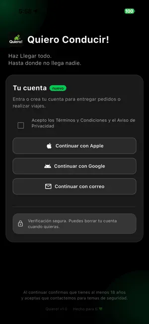 Quiero Manejar screenshot 1