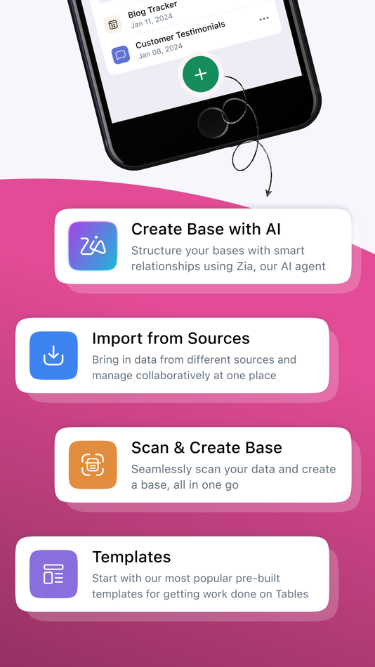 #2. Zoho Tables - Organize Work (iOS) 来自: Zoho Corporation