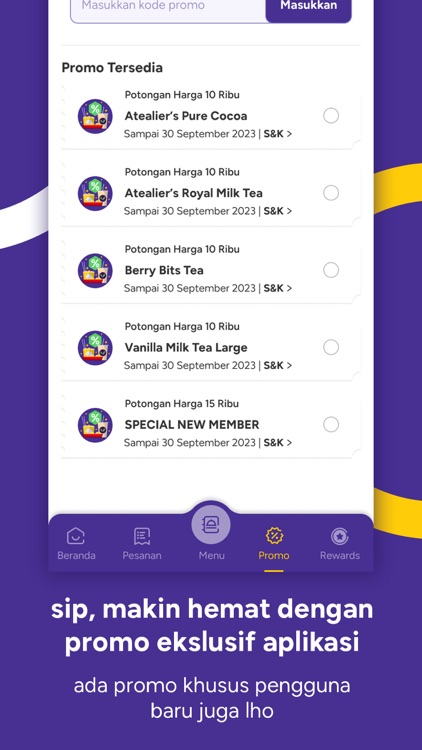 F&B ID App (Chatime Indonesia) screenshot-3