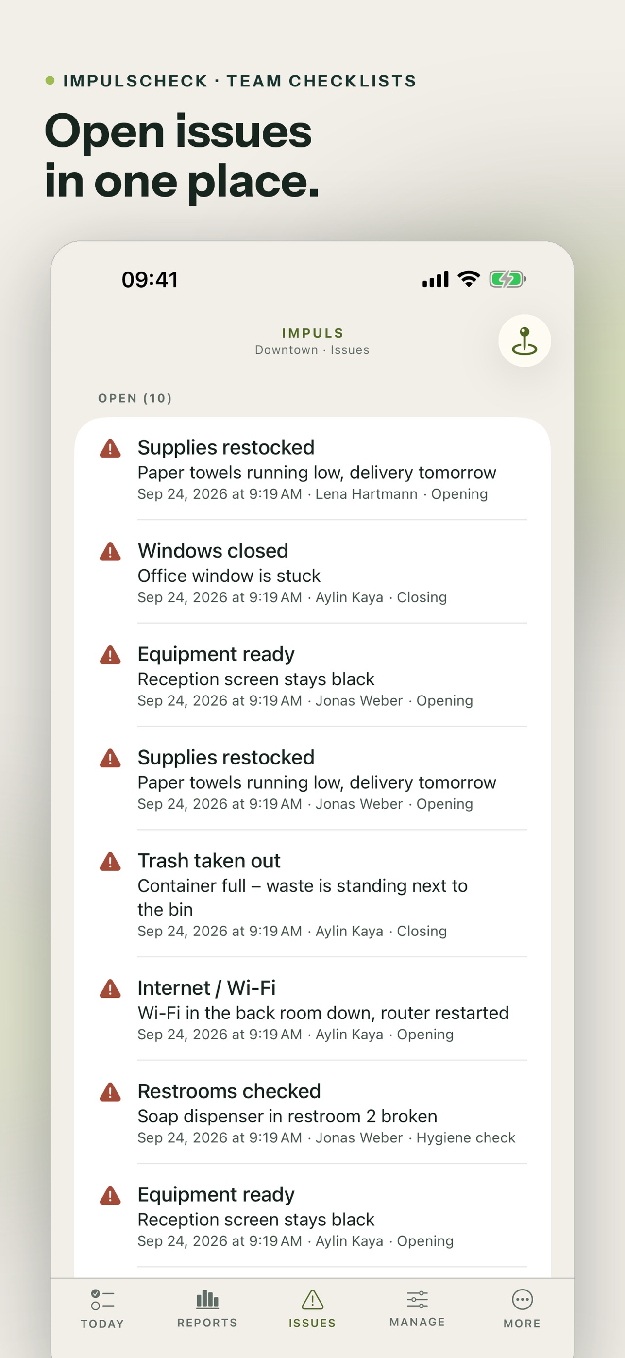 Screenshot 5 of ImpulsCheck: Team Checklists