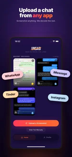 Unsaid: Message Decoder screenshot 3