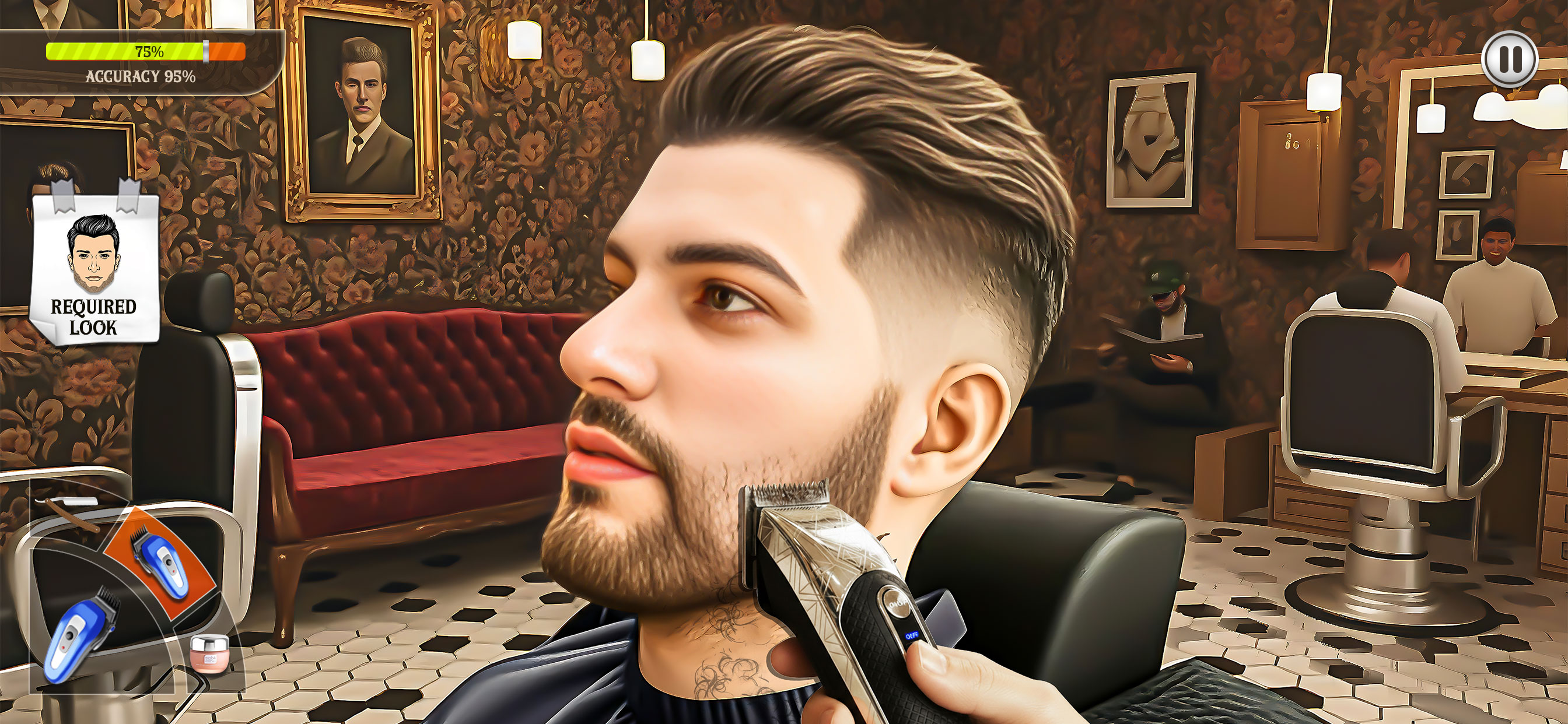 Barber Shop Hair Cut Salon 3D