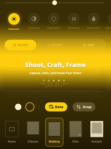 Cammo: Film Camera & Darkroom iPad screenshot