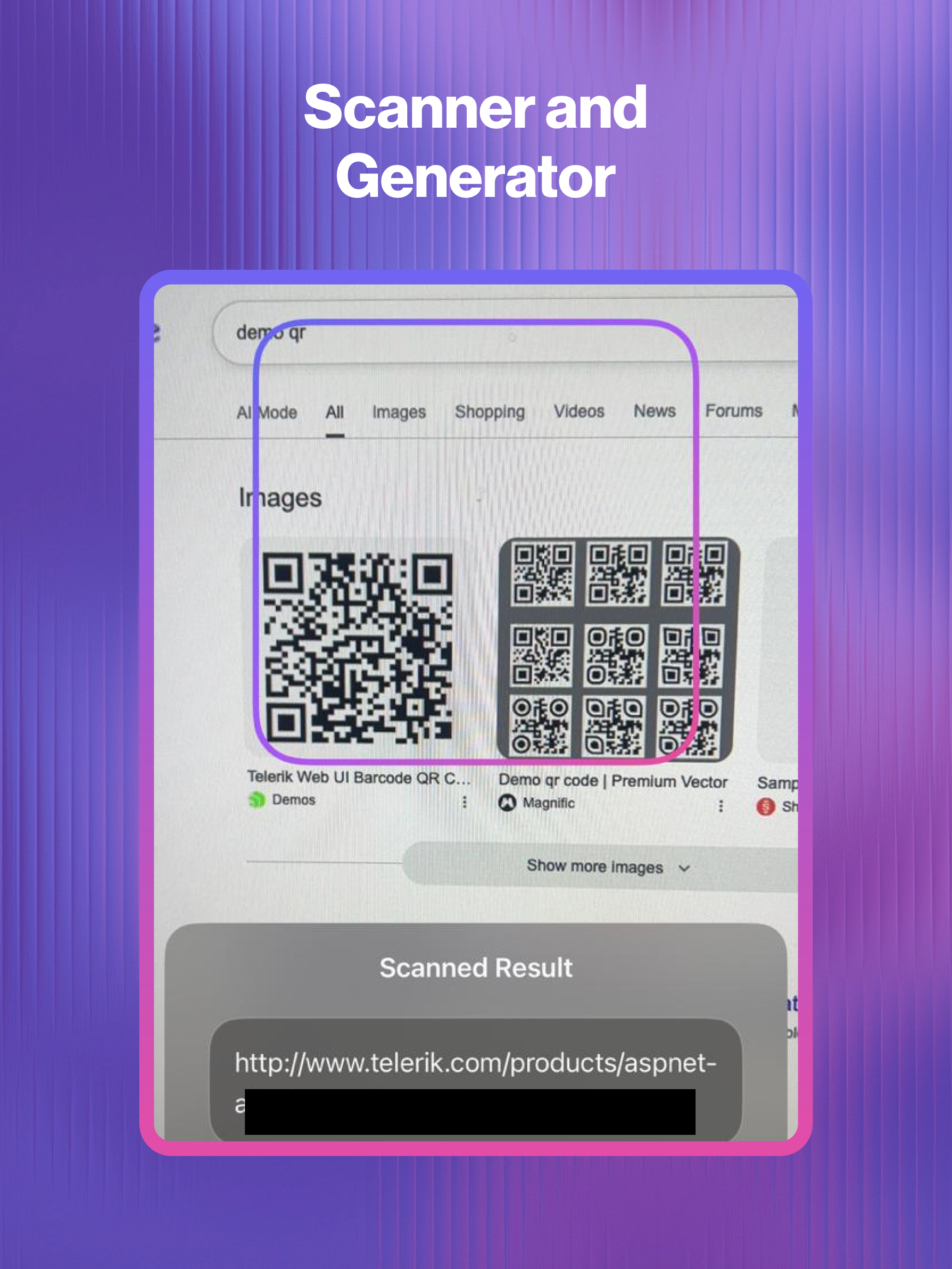 QuickQR: Custom Code Scanner screenshot 8
