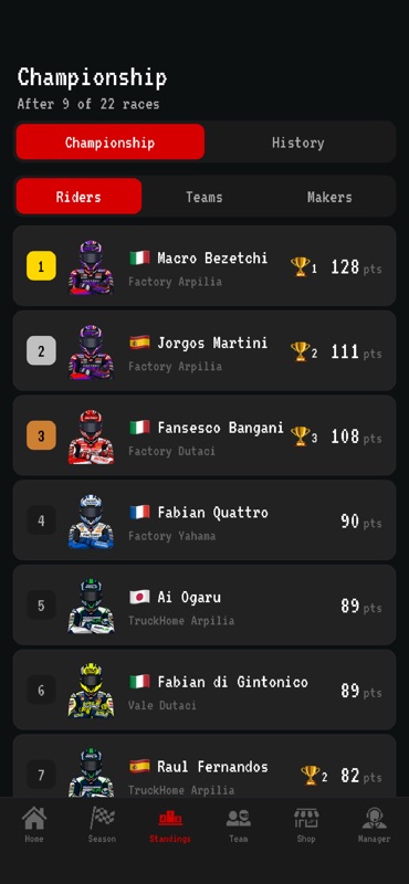 Moto Racing Manager GP screenshot 8