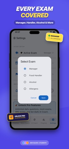 ServSafe Flashcards iPhone screenshot