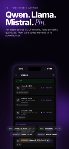 Molux: Offline AI Chatbot iPhone screenshot