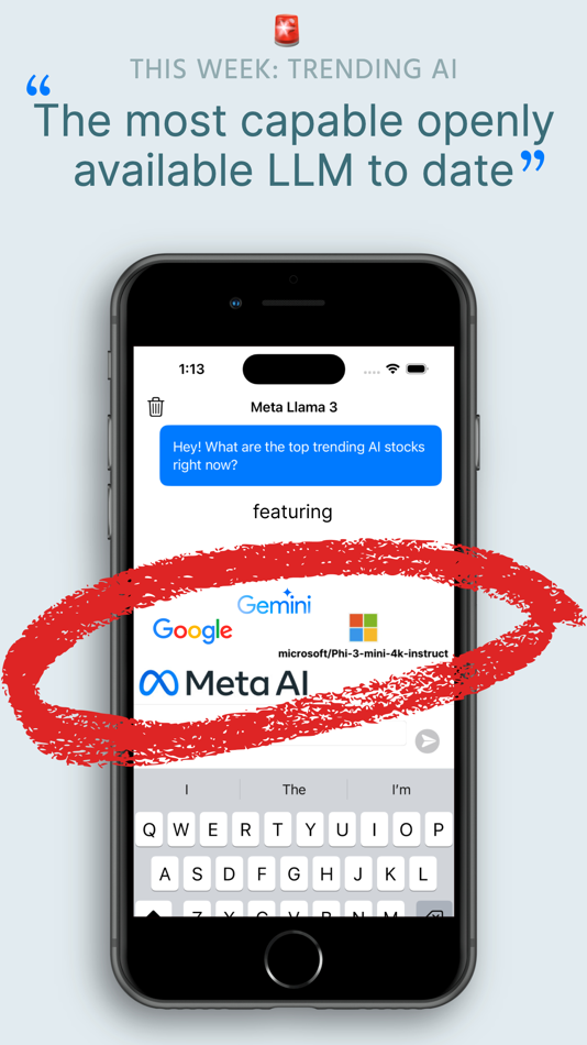 #1. Trending AI (iOS) بواسطة: Palak Barman