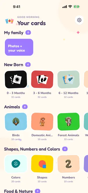 Montessori Visual Cards screenshot 1