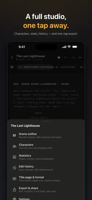 Screenplay Writer: Zen Writer screenshot 4