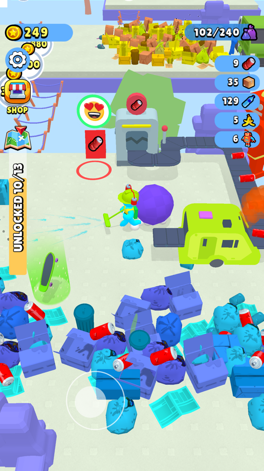 #2. Landfill Clean It Game! (iOS) Podle: Toonminator