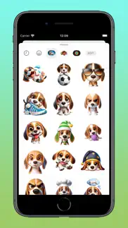 beagle bruno stickers iphone screenshot 2