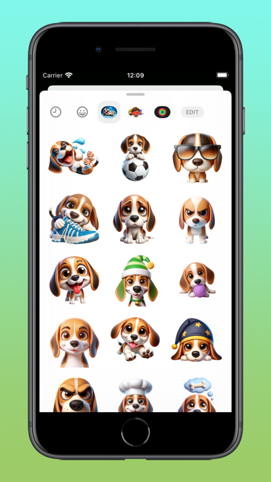 Screenshot 2 of Beagle Bruno Stickers App