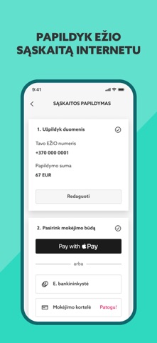 Mano EŽYS screenshot