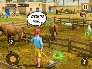 Animal Farming Ranch Sim Games iPad screenshot
