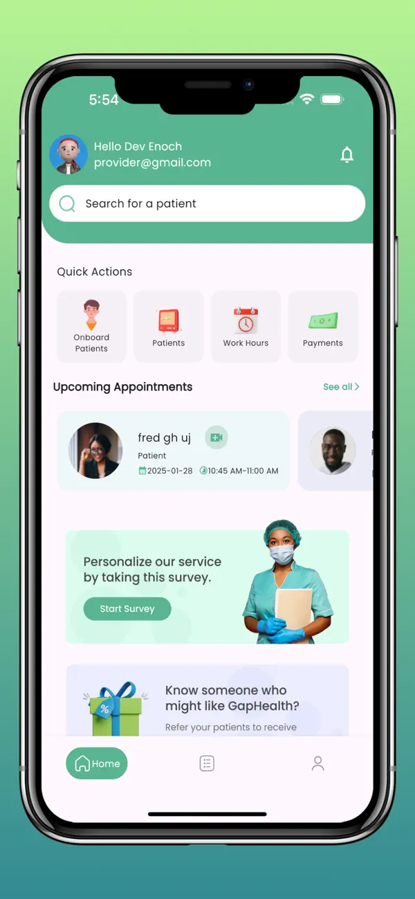 Screenshot #1 pour GAPHealth Diabetic