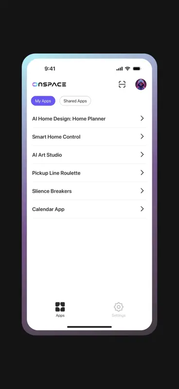 OnSpace AI: Mobile App Builder screenshot 2 of 5