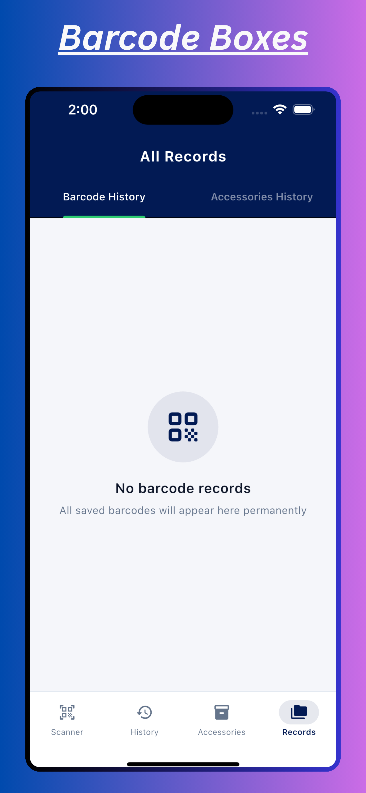 Barcode Boxes screenshot 3