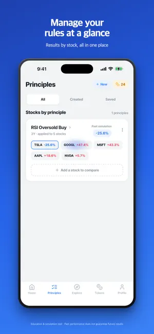 Principle: Stock Backtest Sim screenshot 4