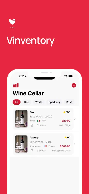 Wine Cellar - Vinventory screenshot 1 of 4