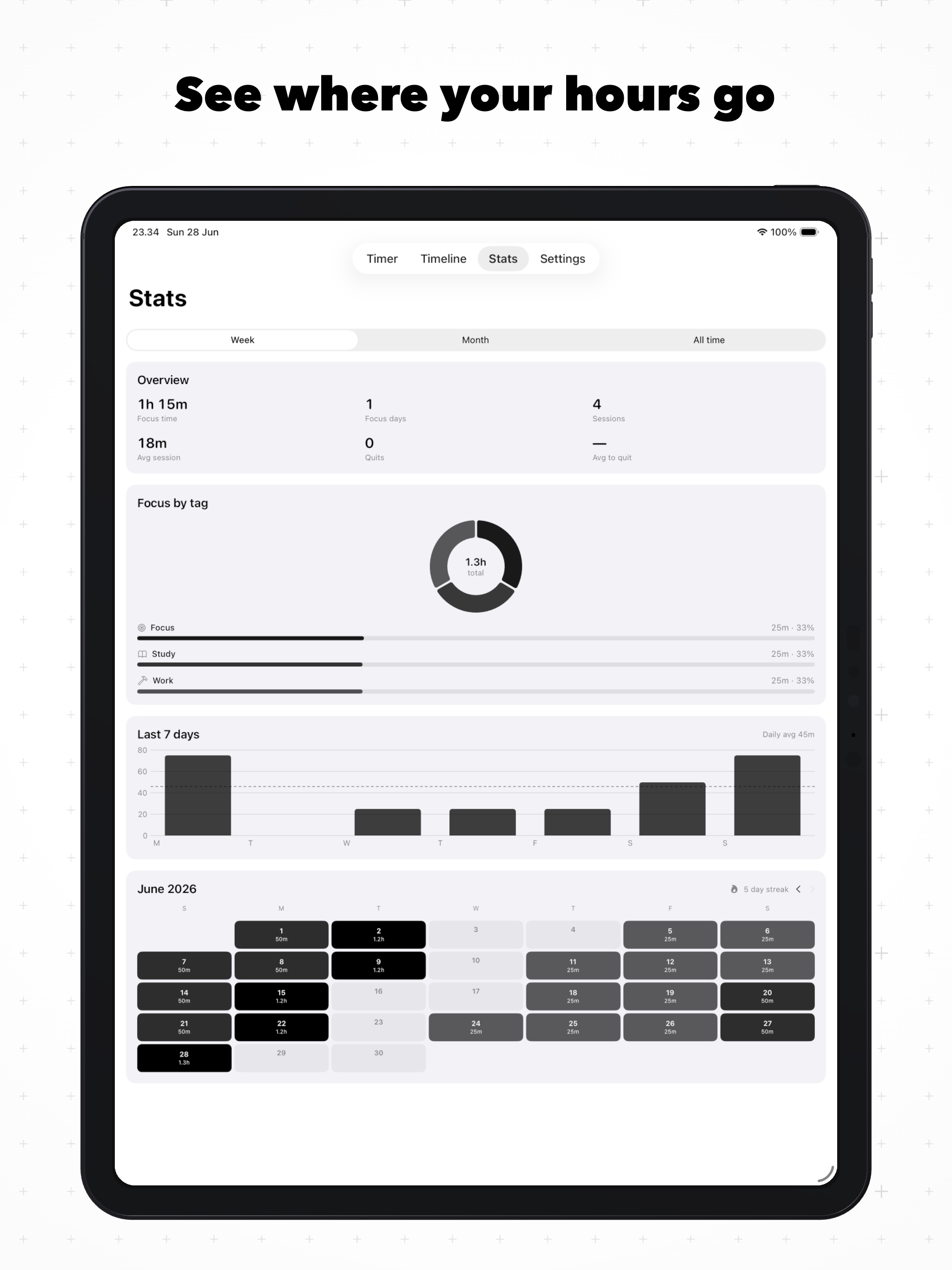 Buw: Focus Timer & Pomodoro screenshot 16