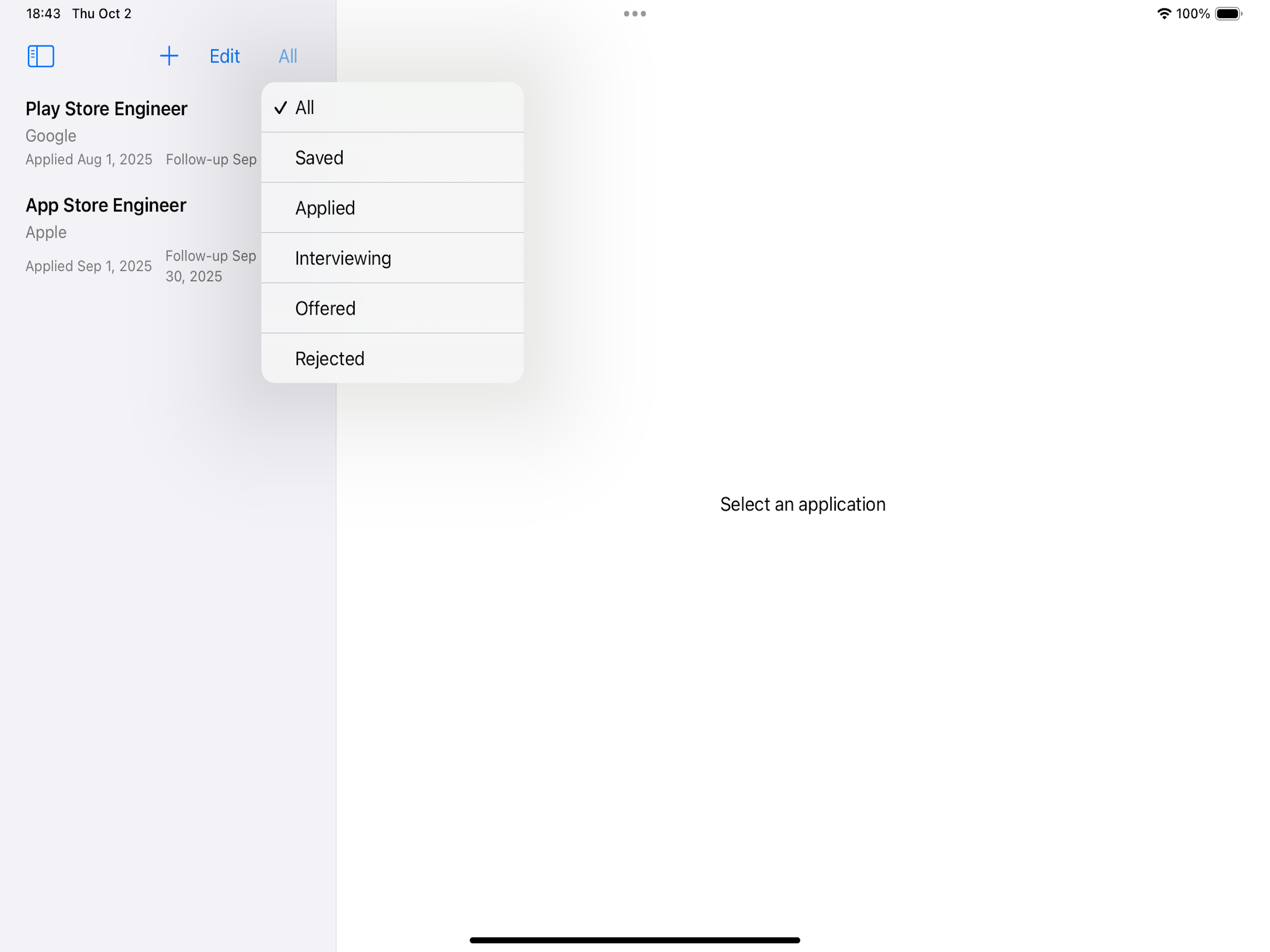 Job Apps Tracker screenshot 7