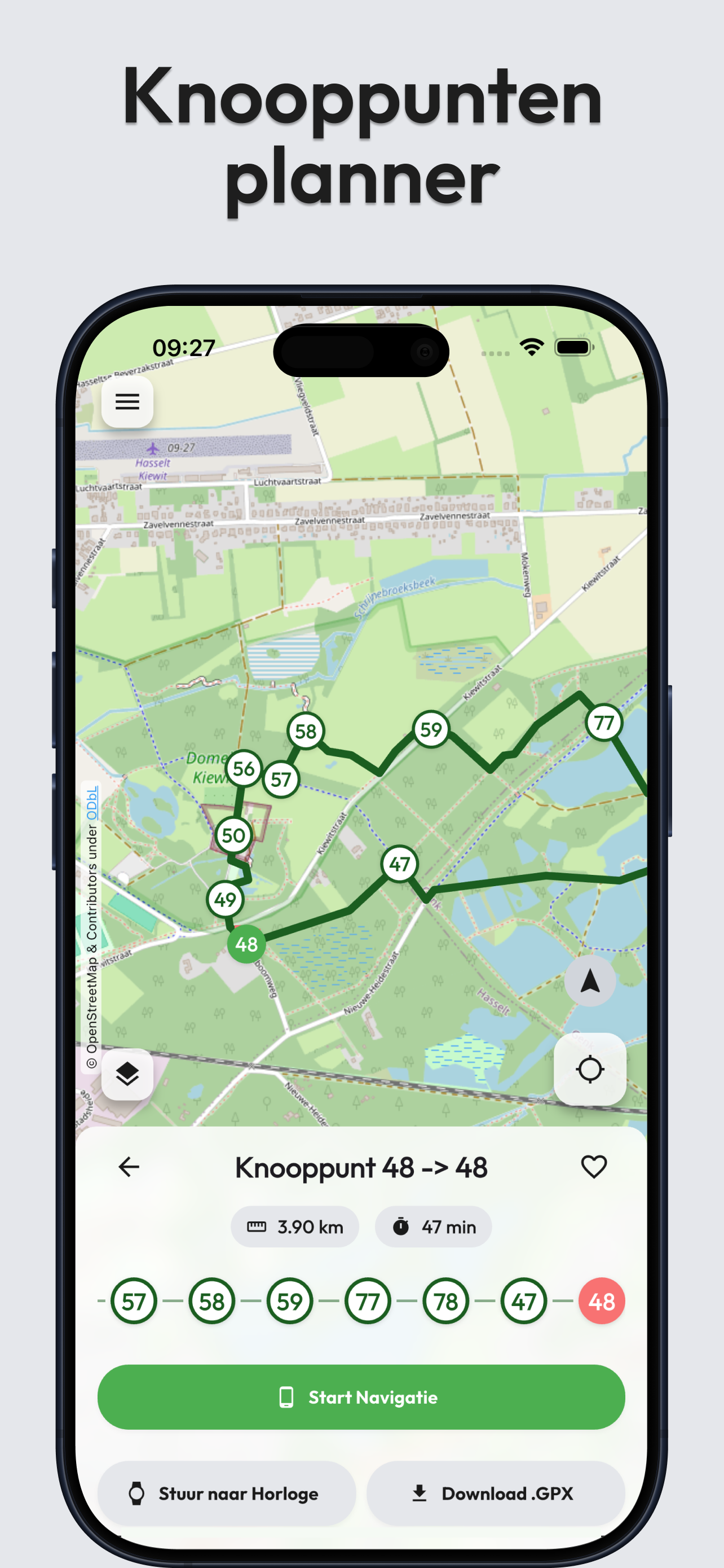 Wandelroutes & knooppunten