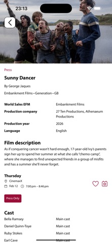 EFM App screenshot