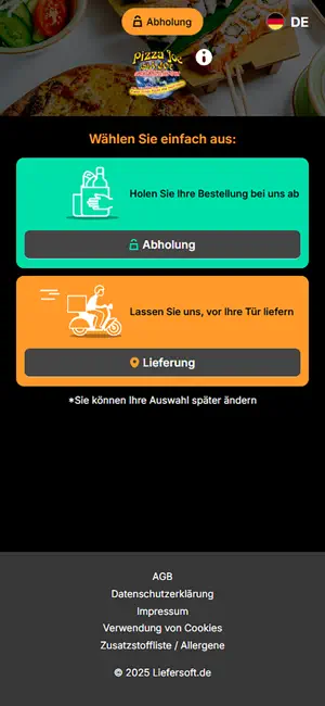 Pizza Joe Lieferapp screenshot 2